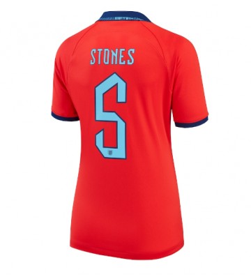 England John Stones #5 Bortedrakt Kvinner VM 2022 Kortermet